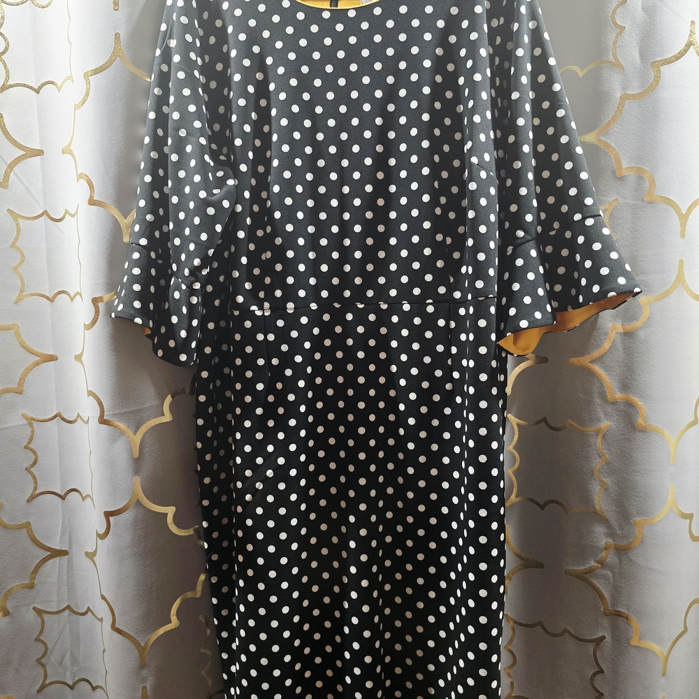 Shelby & Palmer Black and White Polka Dot Dress